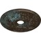 Ekena Millwork Acanthus Twist Medallion (Canopies up to 8 3/8"), 23 5/8"OD x 4 5/8"ID x 1 7/8"P, Bronze Blue Patina CM23ACBBS - alternate 2